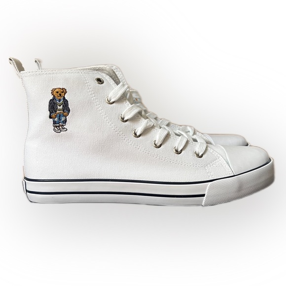 Polo Ralph Lauren White Hamptyn HI 2 Bear - Picture 2 of 4